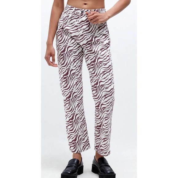 Daisy Denim - Wild Card Daisy Street Zebra Dad Jean
